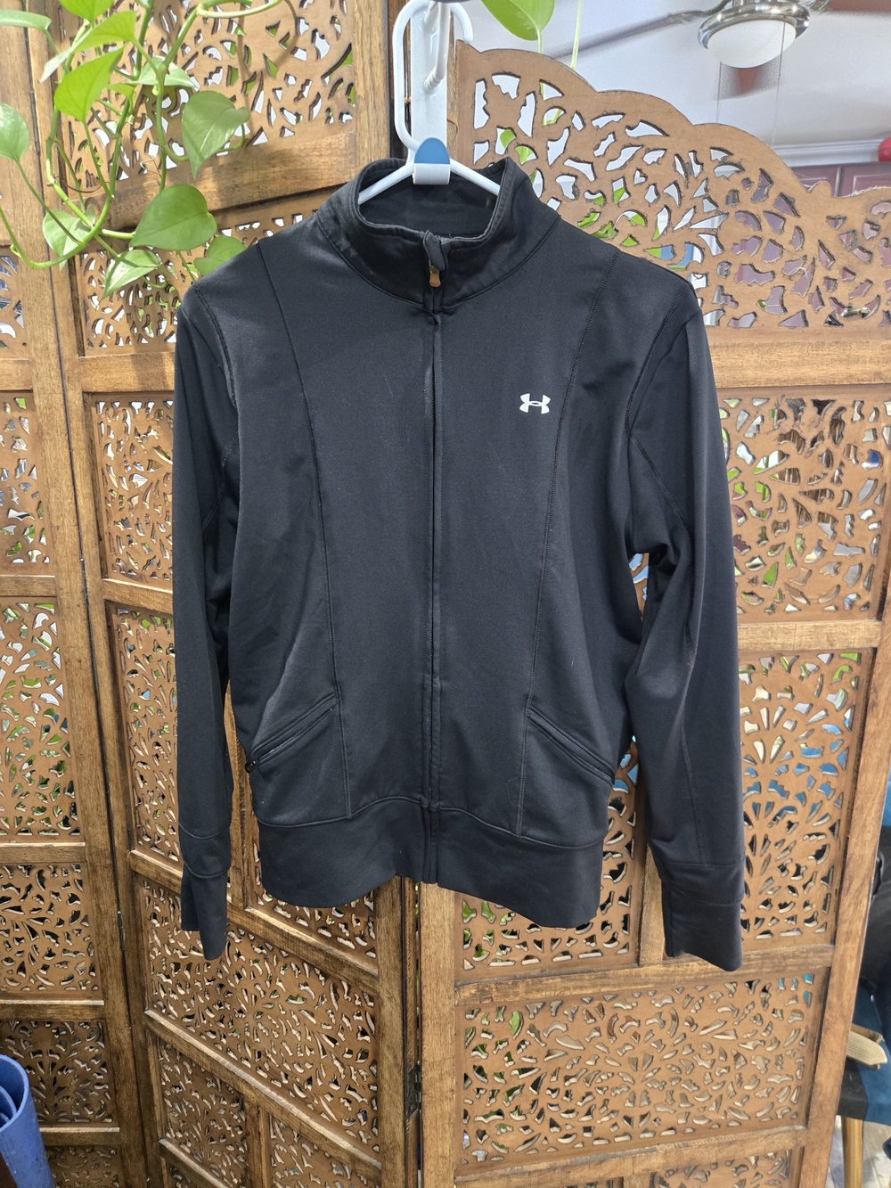 Under Armour Men’s Black Full-Zip Track Jacket